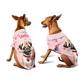 thumbnail image 3 of Happy Valentine's Day Pug holding flowers Hawaiian Summer Shirt for Small Medium Large Dog Cat Dog Lover Gifts - 03005, 3 of 6