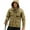 Khaki, variant on Men's Utility Jacket with Hooded Design, Full Zip Closure, Detachable Sleeves, Windproof and Water Repellent for Outdoor Climbing, Sports, and Adventures