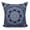 Navy, variant on Cpzy Trends 12''x20'' Blue Floral Polyester Throw Pillow, Waterproof