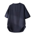 thumbnail image 3 of Enjoytime Mens Shirts Casual Short Sleeve V-Neck Solid Color T Shirt Summer Lightweight Fashion Shirt, 3 of 3