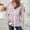 Hot Pink, variant on Womens Hooded Full Color Horizontal Stripe Raglan Zip Basic Sweat Jacket, Elastic Cuff Dual Hand Pockets Straight Silhouette Green XXL