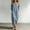 Blue, variant on Cotton Maxi Dresses for Women Summer Tent Short Sleeve Shift Casual Women's Dresses V-Neck Modest with Pockets