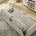 thumbnail image 4 of JURANYAZHU 54.7" Wide Chenille LoveSeat Comfortable Soft-Cushioned for Living Rooms and Small Spaces,Light Brown, 4 of 6