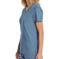 thumbnail image 2 of Elements Women's EL9115 Four Way Stretch Mock Wrap Scrub Top Ceil Blue Small, 2 of 6