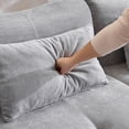 thumbnail image 6 of 101.58  Cloud Couch, Gray Modern Modular Sofa, Sectional Couches for Living Room, Convertible Folding Sofa Bed, Cushioned Design, 6 of 8