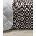 thumbnail image 3 of Fleur De Lis Down Alternative Comforter, Victorian Floral Pattern of Orange Color and Curly Ornaments Gothic Era, Microfiber Quilt for All Season, 5 Sizes, Dark Blue Orange, by Ambesonne, 3 of 3
