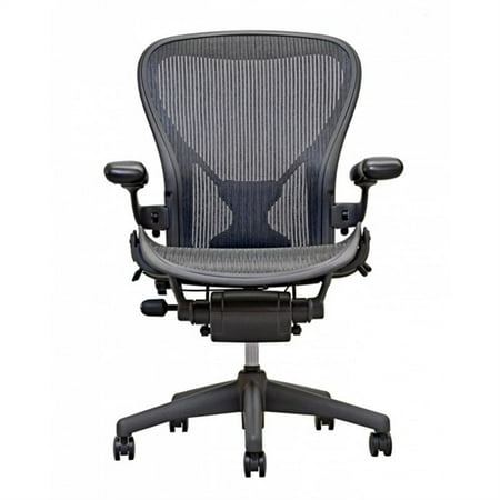 - Herman Miller Aeron Chair Size B In Black With Posturefit