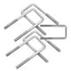 thumbnail image 1 of Nestingho 5Ud Tornillos U Cuadrados De Acero Inoxidable Para Fijación Fuerte En Remolques Y Construcción, 1 of 8