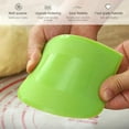 thumbnail image 2 of Raspador de masa, herramienta para alisar pasteles, 2 piezas de raspador de plástico para crema de mantequilla, espátulas para hornear pan, 2 of 7