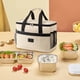 thumbnail image 3 of Lonchera, cajas Bento, mochila térmica suave con aislamiento a prueba de fugas, hielera de gran capacidad para playa, hieleras impermeables de gran capacidad para almuerzo, camping, viajes, picnic, en, 3 of 5