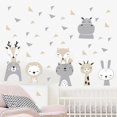 thumbnail image 2 of lote De 2 Autocollants Muraux En Pvc Mignon Fauve Lion Animal Maternelle Salon Chambre Dcor Auto-adhsif Art, 2 of 5