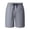 Gray, variant on Men's Reflective Athletic Shorts 9" Inseam Quick Dry Night Running Short Pants with Mesh Lining, Elastic Waist Drawstring for Workout Training Basketball with Pockets