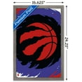 thumbnail image 3 of NBA Toronto Raptors - Logo 20 Wall Poster, 14.725" x 22.375", Framed, 3 of 3