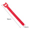 thumbnail image 2 of Hook Loop Cable Organizer 30pcs Reusable Cable Organizer Tape Tangle-free Fastener Strap, 2 of 8