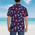 thumbnail image 6 of Goofa Peacock Feathers3 Hawaiian Shirt for Men, Unisex Summer Beach Casual Short Sleeve Button Down Shirts,Aloha Tropical Floral print shirt-XX-Large, 6 of 9