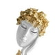 thumbnail image 2 of Estatua de de cara de resina, figura de arte, adornos, manualidades, , Blanco, 2 of 2