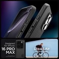 thumbnail image 2 of Funda Spigen Liquid Air para iPhone 16 Pro Max negro mate, 2 of 7