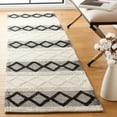 thumbnail image 3 of SAFAVIEH Natura Ronni Geometric Striped Area Rug, Ivory/Black, 8' x 10', 3 of 10