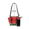 thumbnail image 5 of Watermelon Background With Seed Rivet Fashion One-Shoulder Women's Handbag Tote Bag, 5 of 6