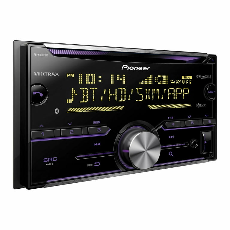 Pioneer FH-X830BHS Double DIN CD Receiver, Bluetooth, HD Radio