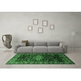 thumbnail image 3 of Ahgly Company Indoor Square Persian Emerald Green Traditional Area Rugs, 6' Square, 3 of 4