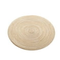 thumbnail image 2 of Oleegame 1 Pce Napperon Rond Napperons de Table Napperons de Table Cuisine Table à Dîner Coussins Chauffants 35cm BG Beige, 2 of 6