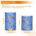 thumbnail image 3 of Excavator Blue Pattern Flameless LED Candle Set with Remote, Battery Operated Color Changing Pillar Candles, Set of 2, 3 of 7