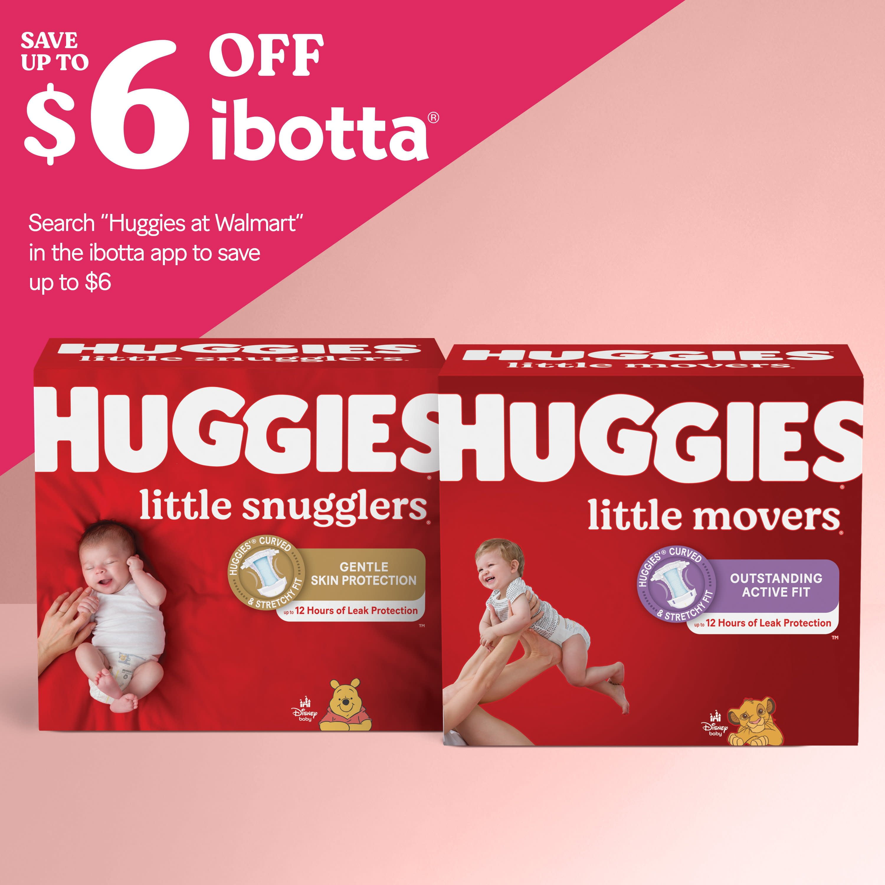 Huggies Couches pour bébés Little Snugglers, taille 2, 148 unités - 148 ea