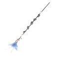 thumbnail image 3 of Cat Feather Toy, Interactive Cat Teaser Wand Cat Feather Toys Cat Wand Toy Cat Wire Toy Long Feather Wand with Flower Feather Bell for Kitten Or Cat Having Fun Exerciser Playing, 3 of 8