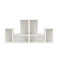 thumbnail image 1 of Ilios Innova | Kit de 2 Libreros Modulares de 3 Cubos, Estante Organizador Versátil, Color Blanco, Múltiples Configuraciones., 1 of 9