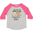 thumbnail image 3 of Inktastic Sloth I'd Rather Be Hanging with Oma Boys or Girls Toddler T-Shirt, 3 of 5