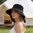 Anckoeil Wide Brim Fisherman Sun Hat with Neck Flap, Breathable ...