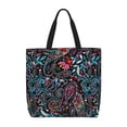 thumbnail image 1 of Fotbe Paisley Bolsa Tote con Estampado para Mujer, Bolsos con Cremallera, Bolsa de Hombro Casual de Gran Capacidad con Bolsillos Internos, 1 of 7
