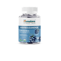 Himalaya Ashwagandha Organic Gummies, KSM-66, for Stress Relief, Energy & Relaxation, 56 Gummies