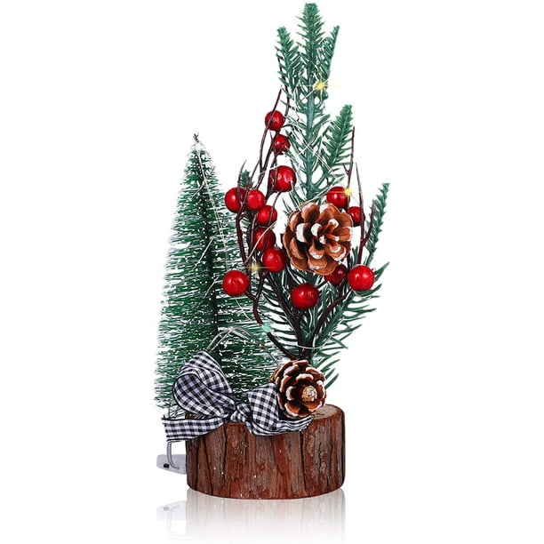 Mini árbol de Navidad Decoraciones de mesa Decoración del hogar de