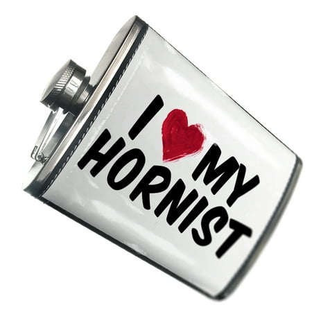 

NEONBLOND Flask I heart love my Hornist