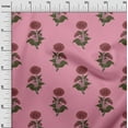 thumbnail image 2 of oneOone Viscose Chiffon Pink Fabric Floral Block Sewing Material Print Fabric By The Yard 42 Inch Wide, 2 of 4