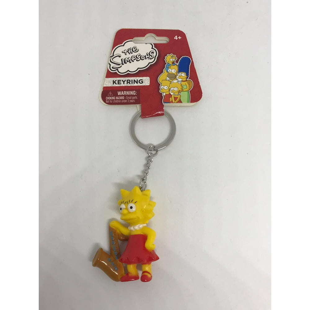 Universal Studios The Simpsons Lisa PVC Figural Keychain New with Tag