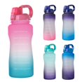thumbnail image 1 of Eigraketly Botella de agua motivacional grande de 68 oz con marcador de tiempo y pajita extraíble Botella sin BPA a prueba de fugas para Fitness Gym Office Kits de desorden para acampar No.1 Eigraketly OD016991-01, 1 of 6