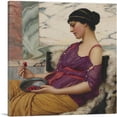 thumbnail image 1 of ARTCANVAS Ismenia Canvas Art Print by John William Godward - Size: 12" x 12" (0.75" Deep), 1 of 9