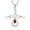 01-January - Garnet, variant on Guardian Angel Necklace for Women 925 Sterling Silver Alexandrite Pendant June Birthstone Jewelry Gifts for Mom Wife Daughter