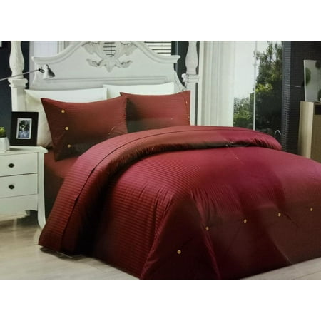 Duvet Cover & Insert 2-pc Set 1800 Series Egyptian Cotton Blend Soft Comforter - Queen