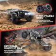 thumbnail image 6 of Fast RC Car for Adults 70 KPH, 4WD High Speed All Terrain RC Truck, Remote Control Brushless Car with 30 Min Runtime, 1:16 Offroad Monster Truck with Metal Parts & 2 Batteries, 6 of 6