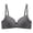 Grey, variant on Gymayou Women Thin Floral Lace Underwire Bra Gentle Lift Push Up Shaping Adjustable Smooth Straps Breathable Comfort Lingeries Beige 100