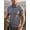 Gray, variant on Domzest Mens Short Seeve Polo Shirt Lapel Collar Chest Pocket & Flap Sleeve Pocket Outdoor Sports Solid Golf Top Gray XL