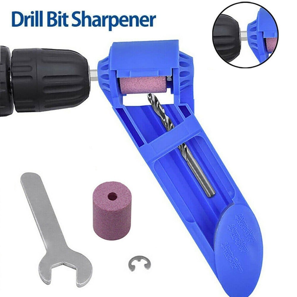 Portable Drill Bit Sharpener Corundum Grinding Wheel for Grinder Polishing Kit 