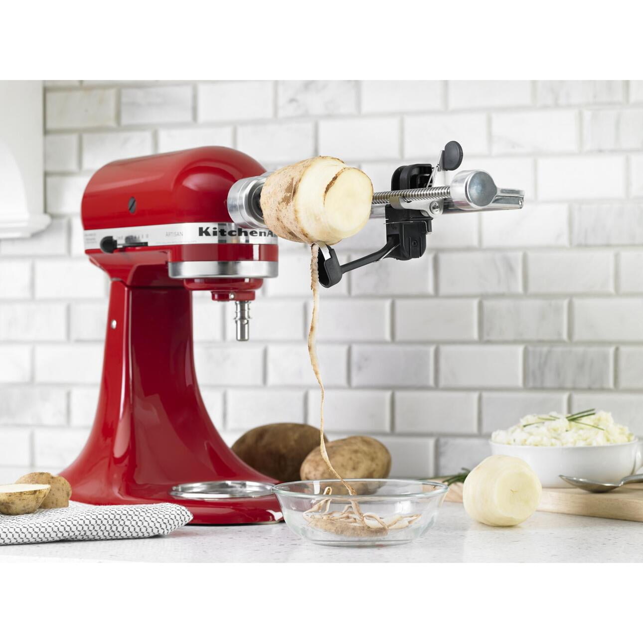 KitchenAid KSM1APC Spiralizer Attachment with Peel, Core and Slice