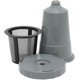 thumbnail image 2 of 3 X pieza de repuesto para Keurig My K-cup filtro de café reutilizable completo 3 Sst se adapta a B30 B40 B50 B60 B70 Series, gris Afortunado Sencillez, 2 of 5