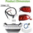 thumbnail image 3 of ALL-CARB LED Headlight Turn Light Tail Light Kit Replacement for 2004-2008.5 Club Car Precedent Golf carts, 3 of 6