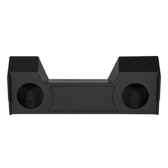 Dual 10" Bedlined Subwoofer Sub Box Enclosure for 2019-2021 Dodge Ram Crew Cab
